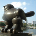 High Quality Fernando Botero Bird Western Metal Bronze Fat Pigeon Bird Sculpture